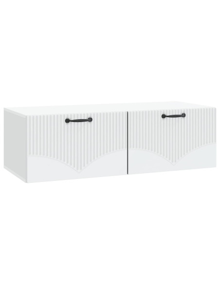 Mobile Porta TV da Muro Bianco 98 x 41 x 30 cm