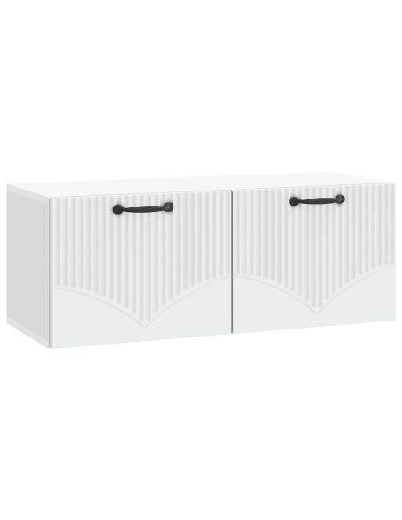 Mobile Porta TV da Muro Bianco 78,5 x 31 x 30 cm