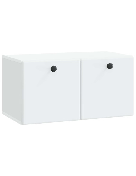 Mobile Porta TV da Muro 59,5 x 31 x 30 cm Bianco