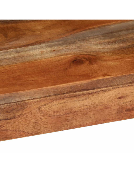 Tavolino da Caffè 60x60x35 cm in Legno Massello di Acacia