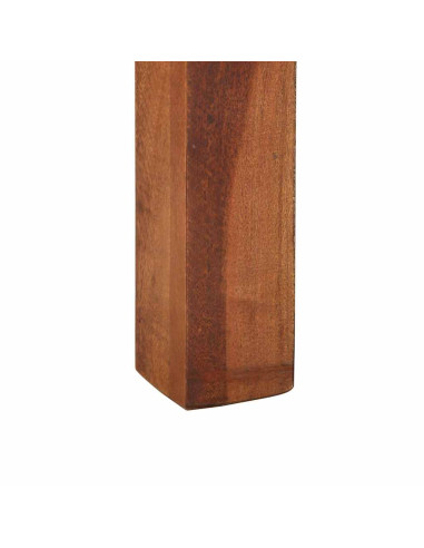 Tavolino da Caffè 60x60x35 cm in Legno Massello di Acacia