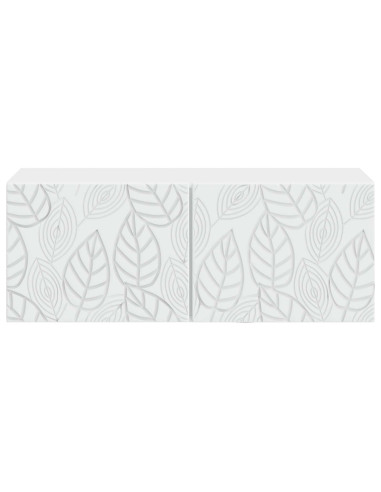 Mobile Porta TV da Muro 78,5 x 31 cm Bianco