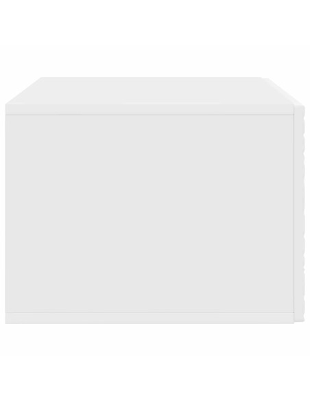Mobile Porta TV da Muro 98 x 31 cm Bianco Legno ingegnerizzato
