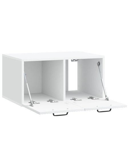 Mobile Porta TV da Muro Bianco 59,5 x 41 x 30 cm