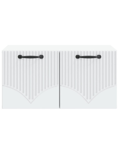 Mobile Porta TV da Muro Bianco 59,5 x 41 x 30 cm