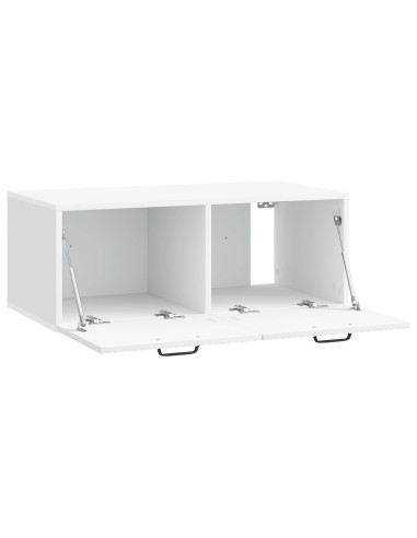Mobile Porta TV da Muro Bianco 78,5 x 41 x 30 cm