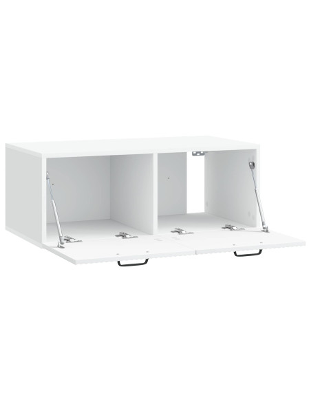 Mobile Porta TV da Muro Bianco 78,5 x 41 x 30 cm