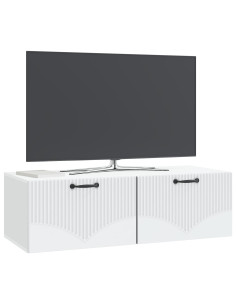 Mobile Porta TV da Muro Bianco 98 x 41 x 30 cm 2