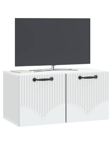 Mobile Porta TV da Muro Bianco 59,5 x 31 x 30 cm