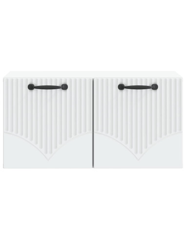 Mobile Porta TV da Muro Bianco 59,5 x 31 x 30 cm