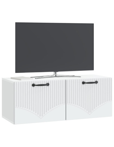 Mobile Porta TV da Muro Bianco 78,5 x 31 x 30 cm