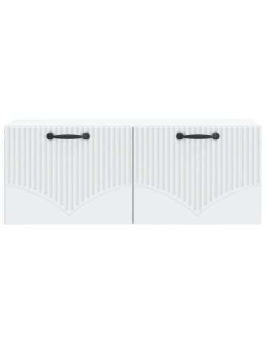 Mobile Porta TV da Muro Bianco 78,5 x 31 x 30 cm