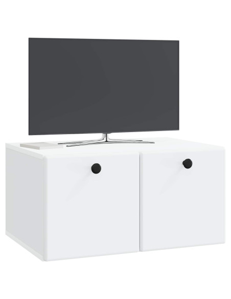 Mobile Porta TV da Muro 59,5 x 41 x 30 cm Bianco
