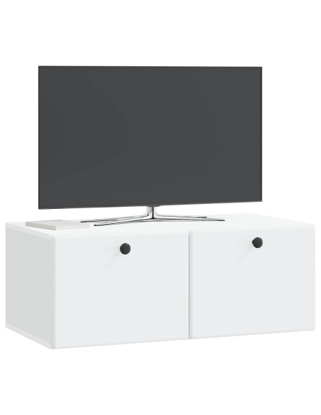 Mobile Porta TV da Muro 78,5 x 41 x 30 cm Bianco