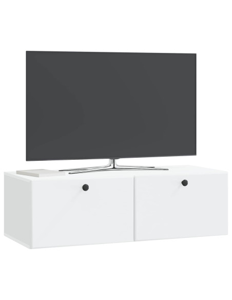 Mobile Porta TV da Muro 98 x 41 x 30 cm Bianco