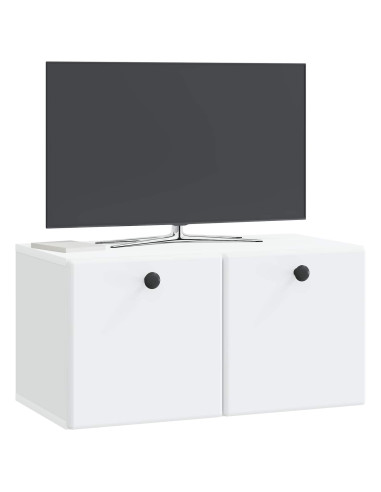 Mobile Porta TV da Muro 59,5 x 31 x 30 cm Bianco