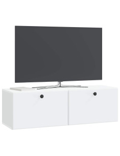 Mobile Porta TV da Muro 98 x 31 x 30 cm Bianco 2