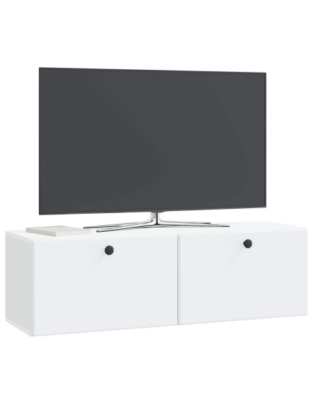 Mobile Porta TV da Muro 98 x 31 x 30 cm Bianco
