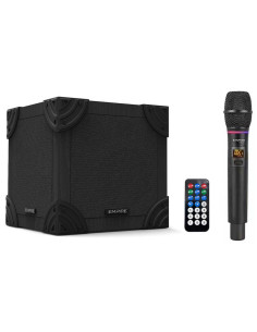 SPEAKER EMPIRE PORTATILE QUBO CON MICROFONO 100W MICR.ICE INCLUSO