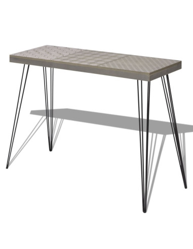 Tavolo Consolle 90x30x71,5 cm Grigio