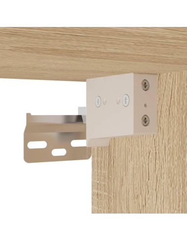 Credenza Rovere Sonoma 69,5x34x180 cm in Legno Multistrato
