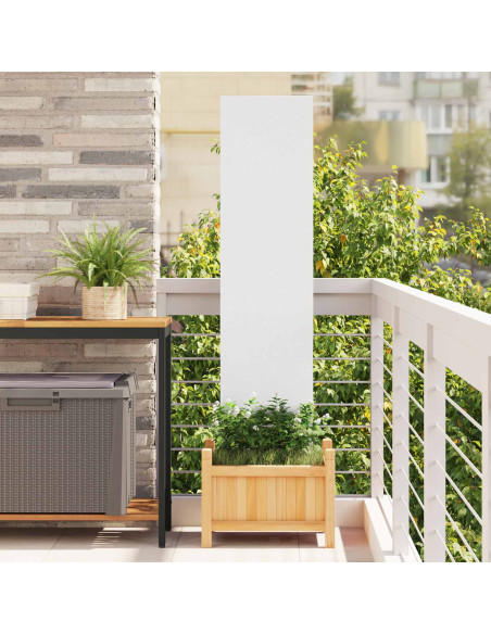 Schermo per privacy in giardino Traforo Bianco 32 x 140 cm