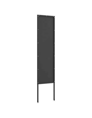Schermo per privacy in giardino Traforo Nero 32 x 140 cm