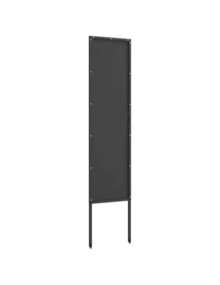 Schermo per privacy in giardino Traforo Nero 32 x 140 cm