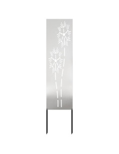 Schermo per privacy in giardino Traforo Argento 32 x 140 cm 2