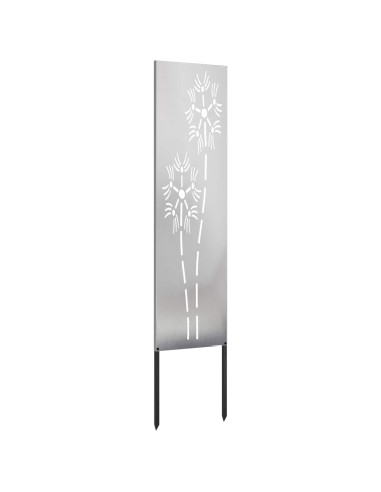 Schermo per privacy in giardino Traforo Argento 32 x 140 cm
