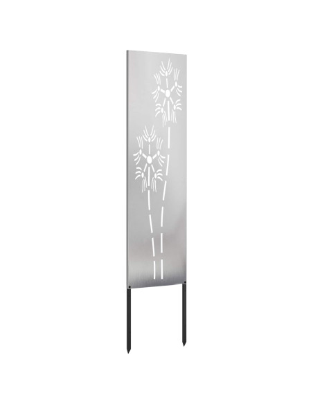 Schermo per privacy in giardino Traforo Argento 32 x 140 cm