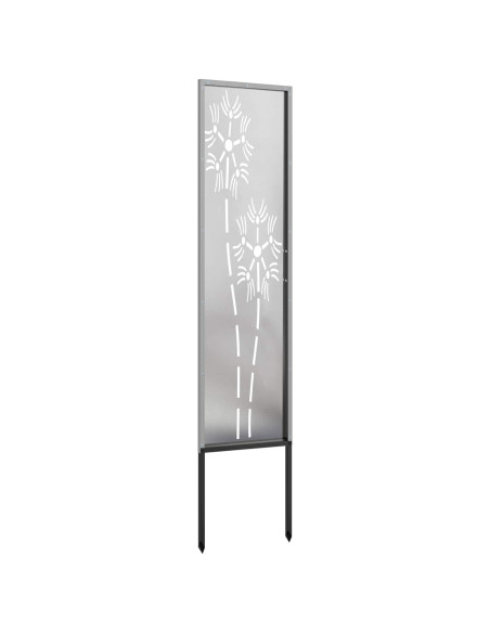 Schermo per privacy in giardino Traforo Argento 32 x 140 cm