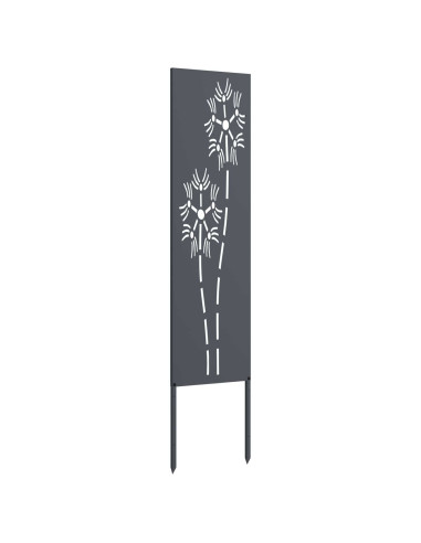 Schermo per privacy in giardino Traforo Antracite 32 x 140 cm
