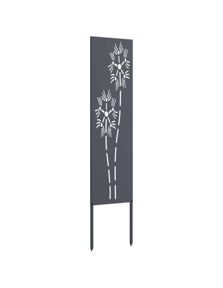 Schermo per privacy in giardino Traforo Antracite 32 x 140 cm