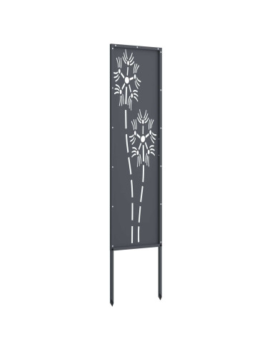 Schermo per privacy in giardino Traforo Antracite 32 x 140 cm