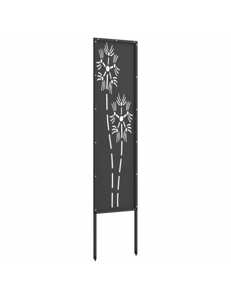Schermo per privacy in giardino Traforo Nero 32 x 140 cm