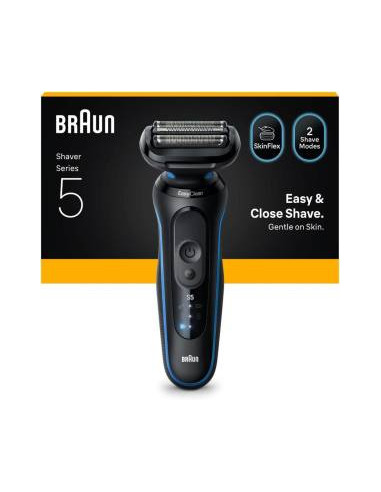 Braun Rasoio Elettrico Serie 5 Wet&Dry 3 Lame 52-B1000S Blu