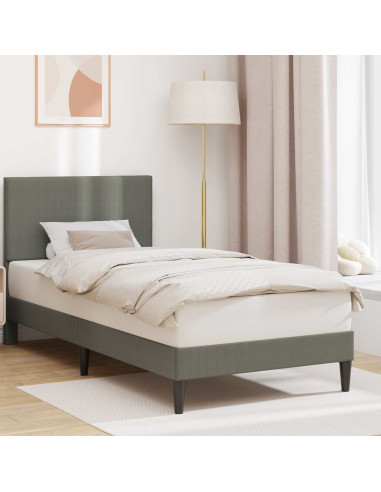 Struttura del letto Grigio Chiaro 80 x 200 cm Tessuto in Cords