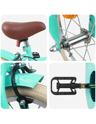 Bicicletta per Bambini 12 Pollici per bambini di 2-4 anni