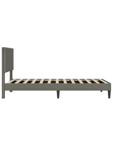 Struttura del letto Grigio Chiaro 90 x 190 cm Tessuto in Cords