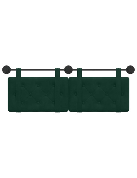 Testata appesa Verde Scuro 150 x 55 x 5 cm Velluto