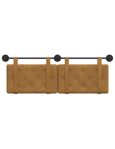 Testata appesa Marrone 150 x 55 x 5 cm Velluto