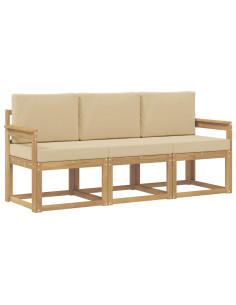 Set di divani da esterno 3 pcs 2