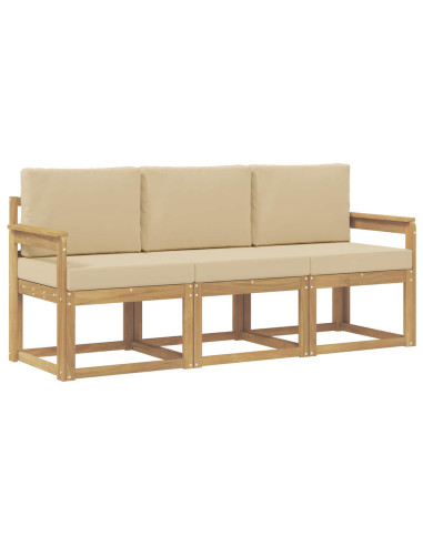 Set di divani da esterno 3 pcs