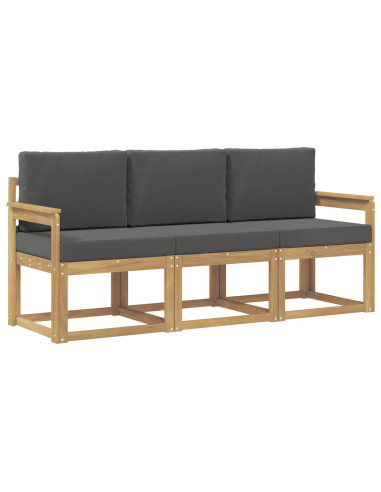 Set di divani da esterno 3 pcs