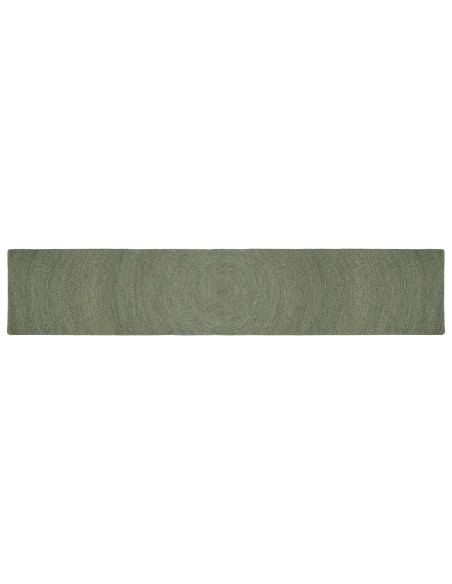 Tappeti per area Verde Oliva 60 x 400 cm Juta