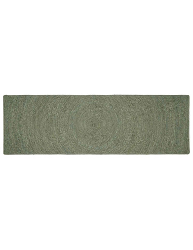Tappeti per area Verde Oliva 80 x 200 cm Juta