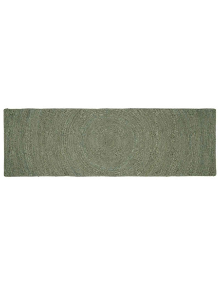 Tappeti per area Verde Oliva 80 x 200 cm Juta