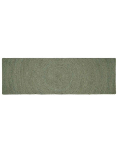 Tappeti per area Verde Oliva 80 x 250 cm Juta