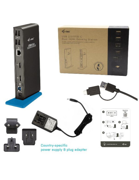 USB 3.0/USB-C 2X HDMI